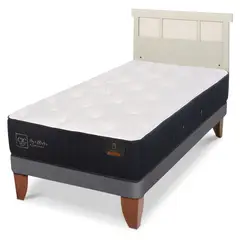 CIC - Cama Europea Premium 1.5 Plazas + Respaldo