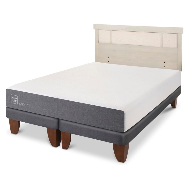 CIC - Cama Europea Smart King + Respaldo Cic