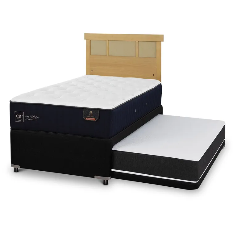 CIC Cama Nido Premium 1.5 plazas x 2.00 mt + Respaldo
