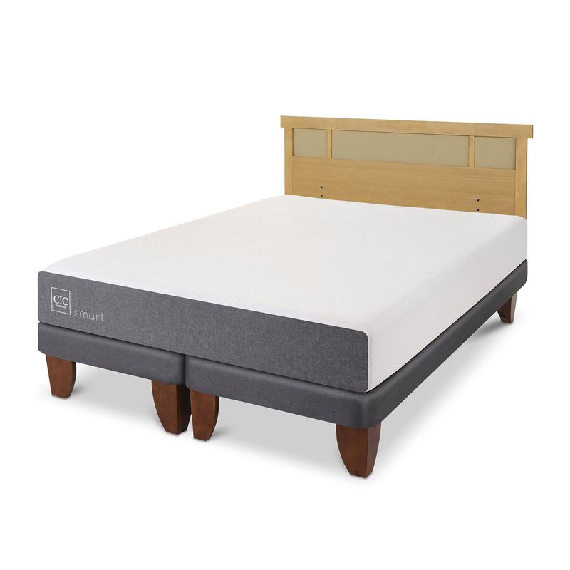CIC - Cama Europea Smart King + Respaldo Cic