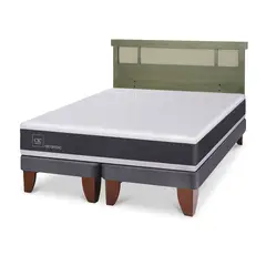 CIC - Cama Europea Ortopedicedic 2 Plazas + Respaldo