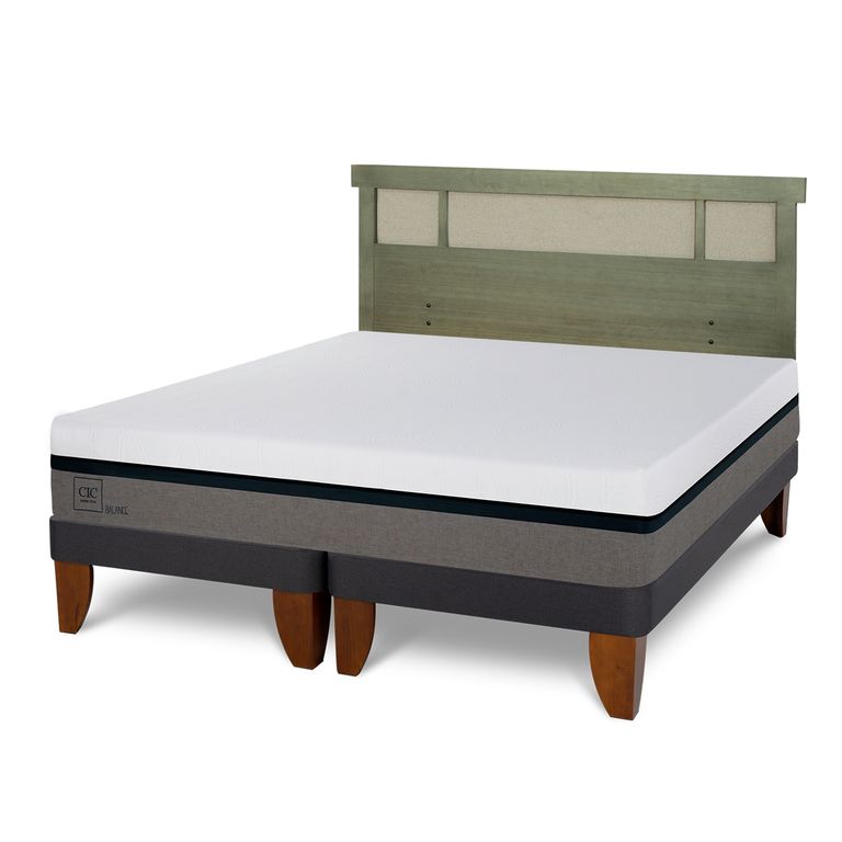 CIC Cama Europea Balance King + Respaldo