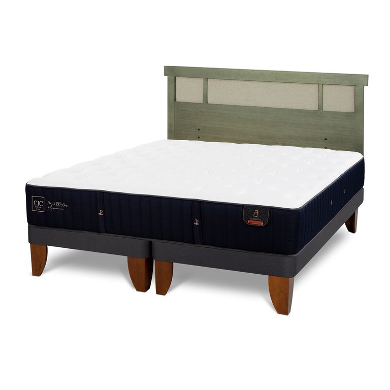 CIC Cama Europea Premium King + Respaldo
