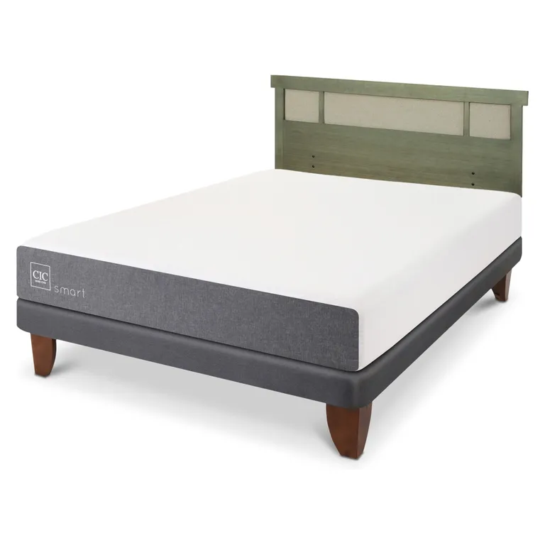 CIC Cama Europea Smart 2 Plazas + Respaldo