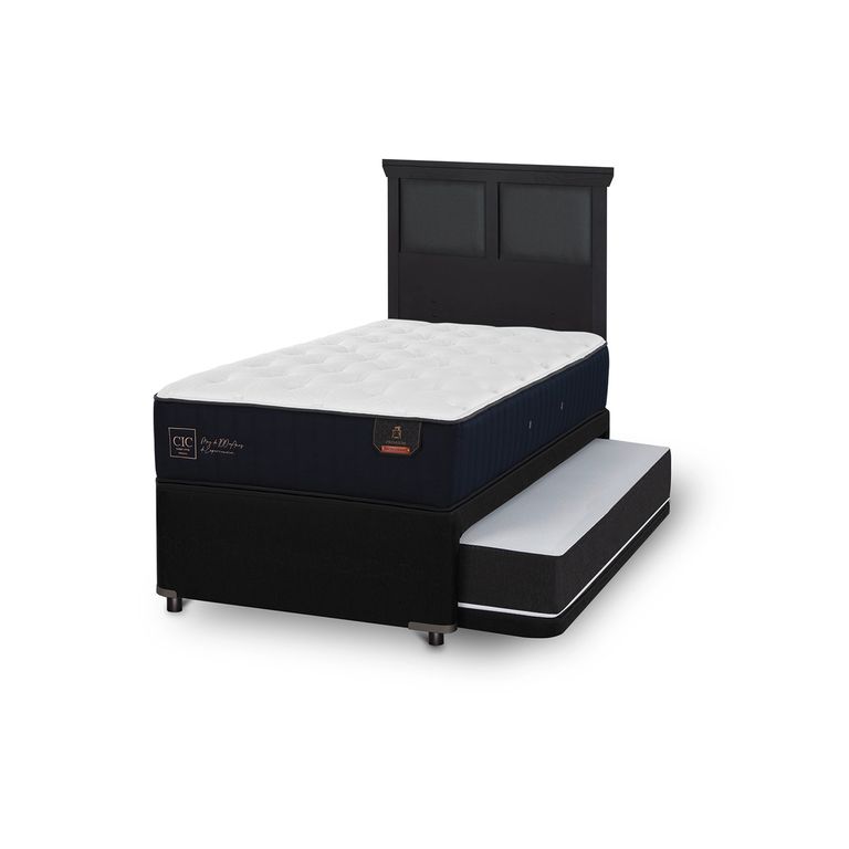 CIC Cama Nido Premium 1.5 plazas x 2.00 mt + Respaldo