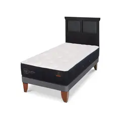 CIC - Cama Europea Premium 1.5 Plazas + Respaldo
