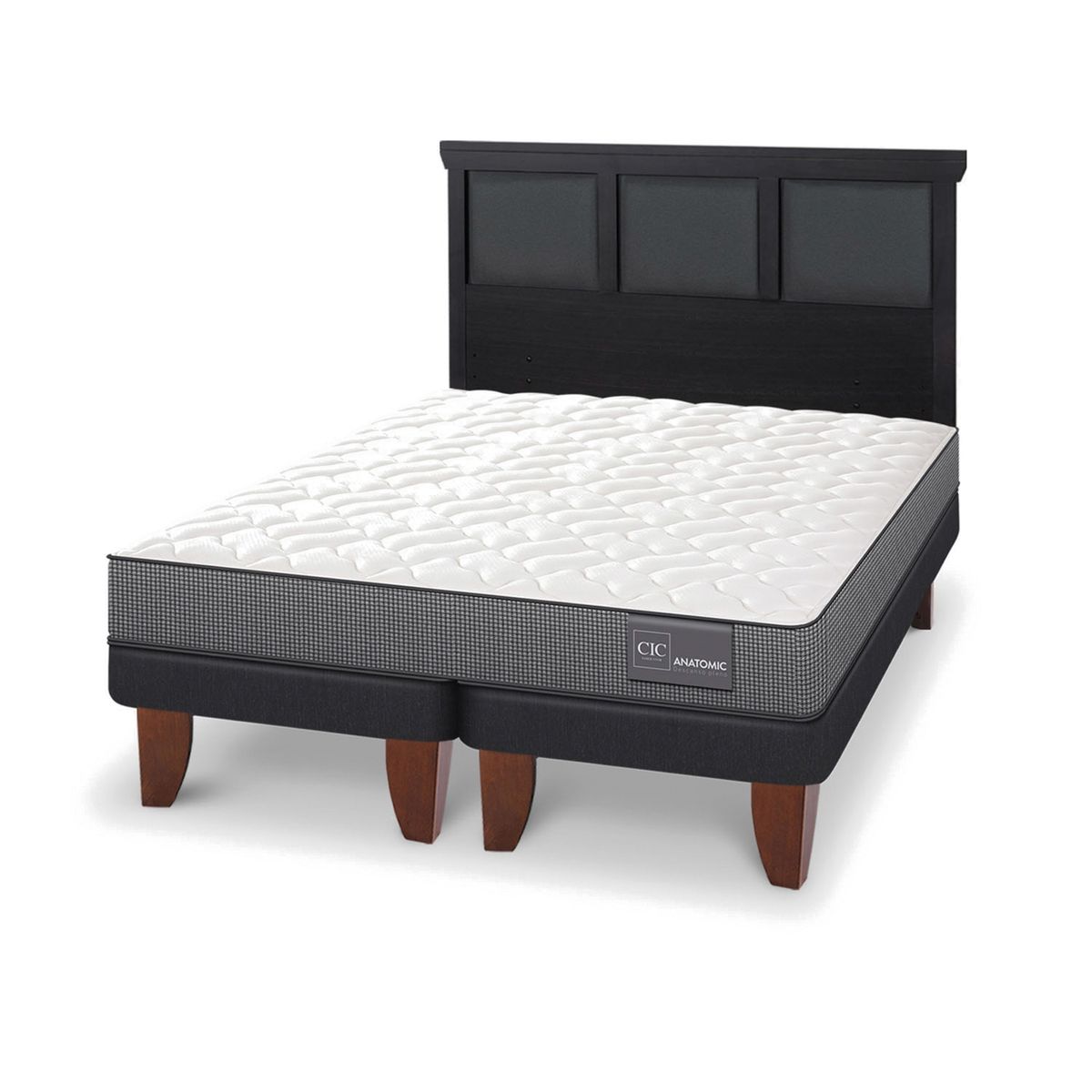 CIC - Cama Europea Anatomic King + Respaldo Cic