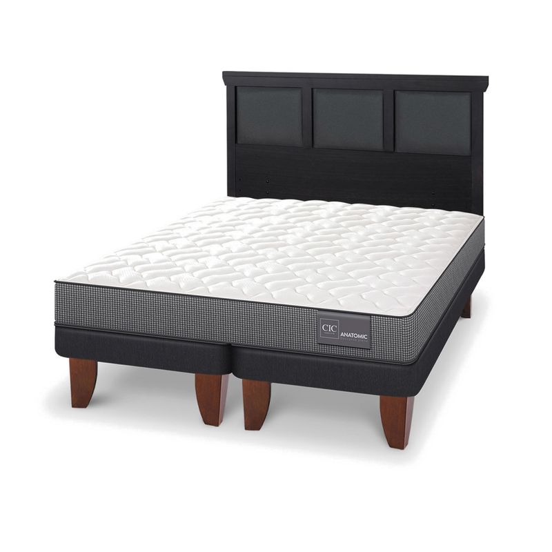 CIC - Cama Europea Anatomic King + Respaldo Cic
