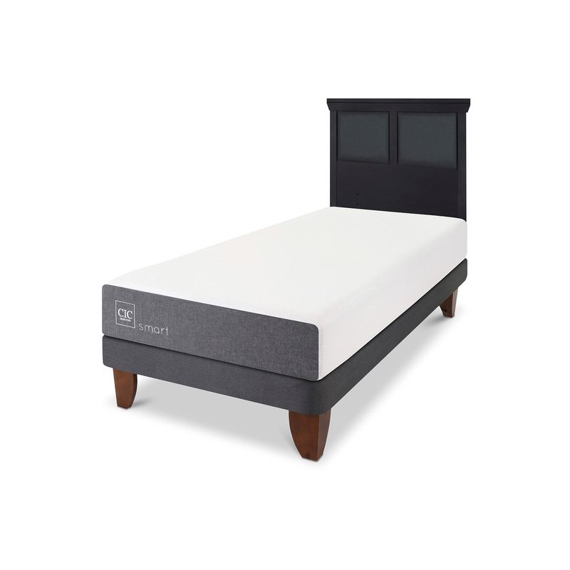 CIC - Cama Europea Smart 1 Plaza + Respaldo Cic