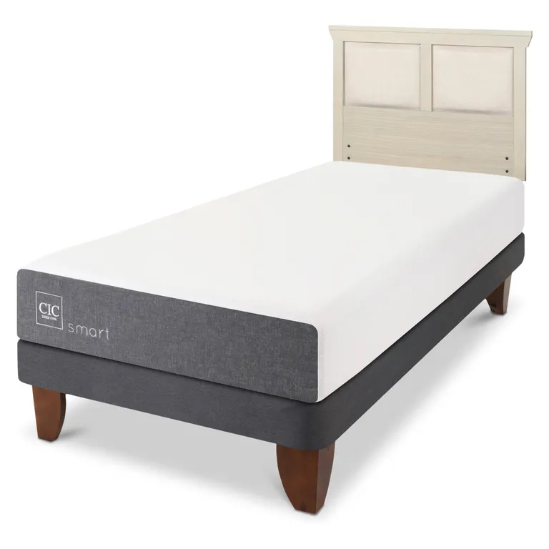 CIC Cama Europea Smart 1 Plaza + Respaldo