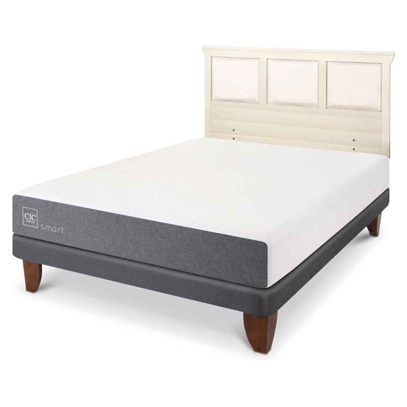 CIC - Cama Europea Smart 2 Plazas + Respaldo Cic