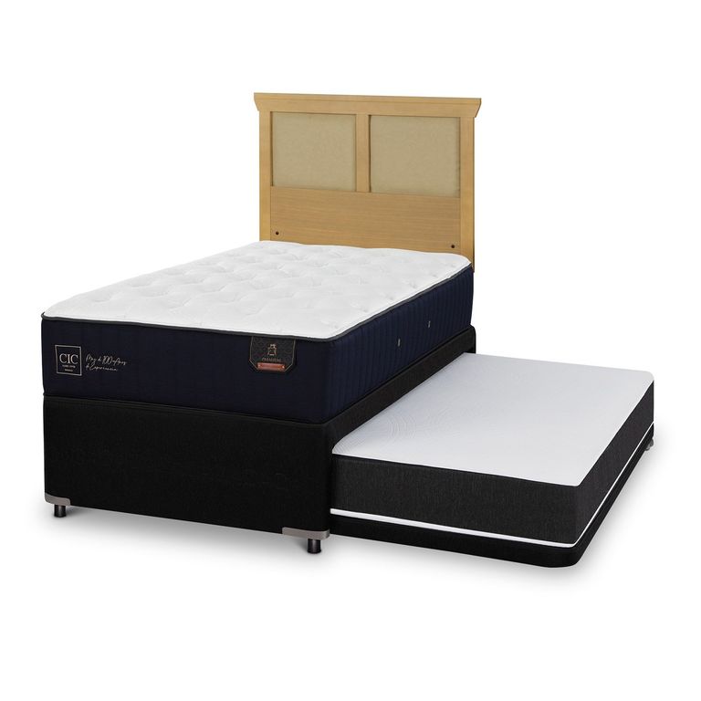 CIC Cama Nido Premium 1.5 plazas x 2.00 mt + Respaldo