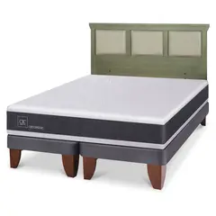 CIC - Cama Europea Ortopedic 2 Plazas + Respaldo
