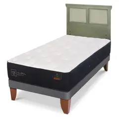 CIC - Cama Europea Premium 1.5 Plazas + Respaldo