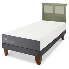 CIC - Cama Europea Smart 1.5 Plazas + Respaldo
