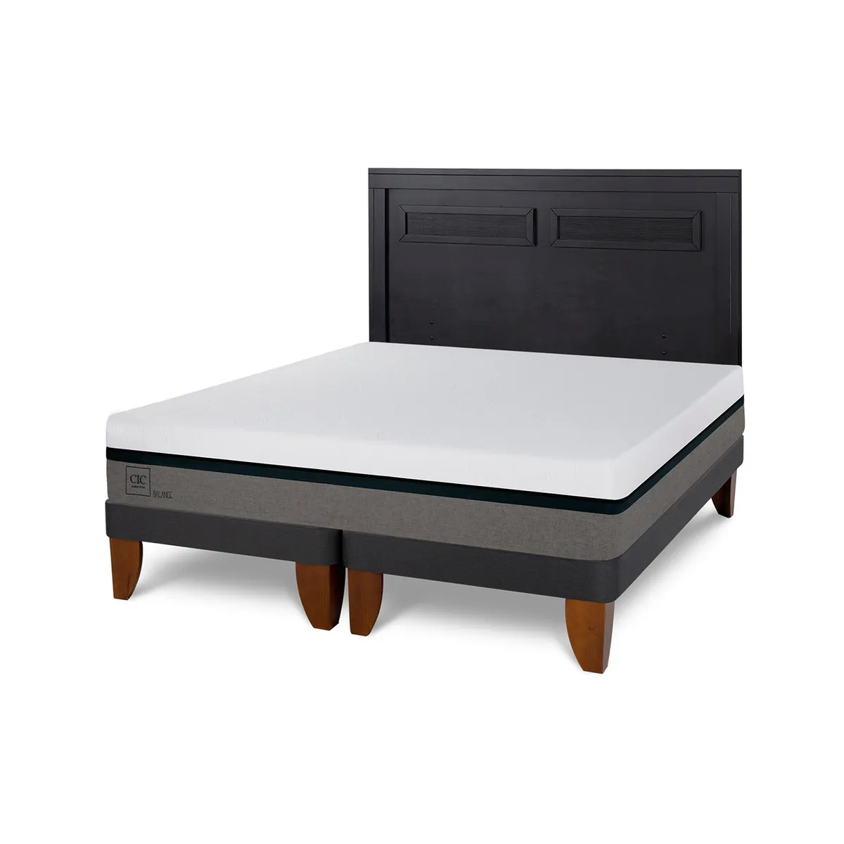 CIC - Cama Europea Balance King + Respaldo Cic