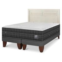 Cama Europea Lux 2 Plazas + Respaldo