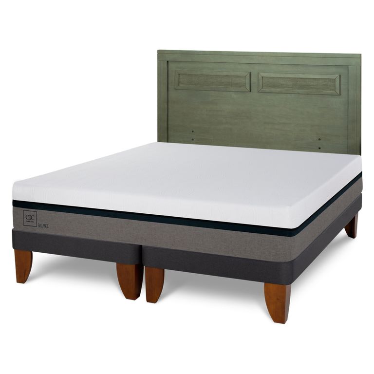 CIC Cama Europea Balance King + Respaldo