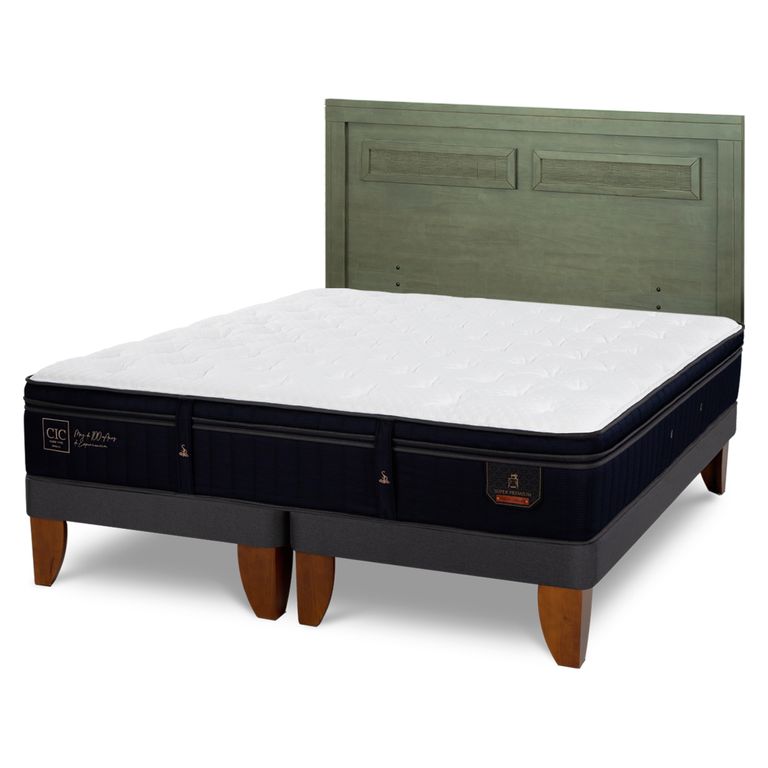 CIC Cama Europea S Premium King + Respaldo