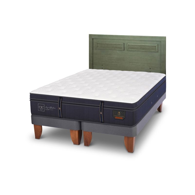 CIC - Cama Europea G Premium King + Respaldo Cic