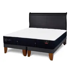 CIC - Cama Europea Premium 2 Plazas + Respaldo