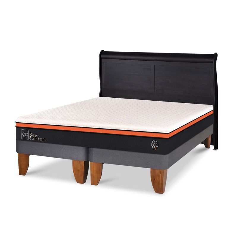 CIC Cama Europea Beecomfort King + Respaldo