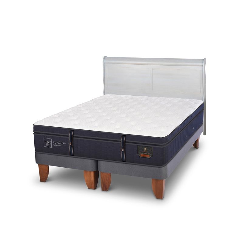 CIC - Cama Europea G Premium King + Respaldo Cic