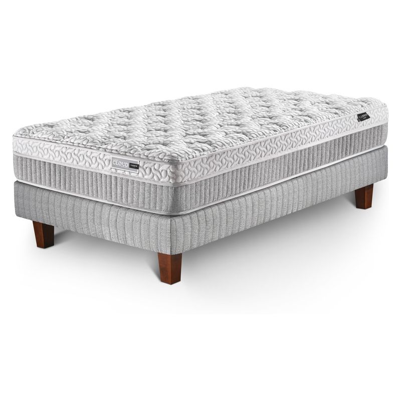 CANNON - Cama 1 Plaza Hybrid Cloud 200 Cm Cannon
