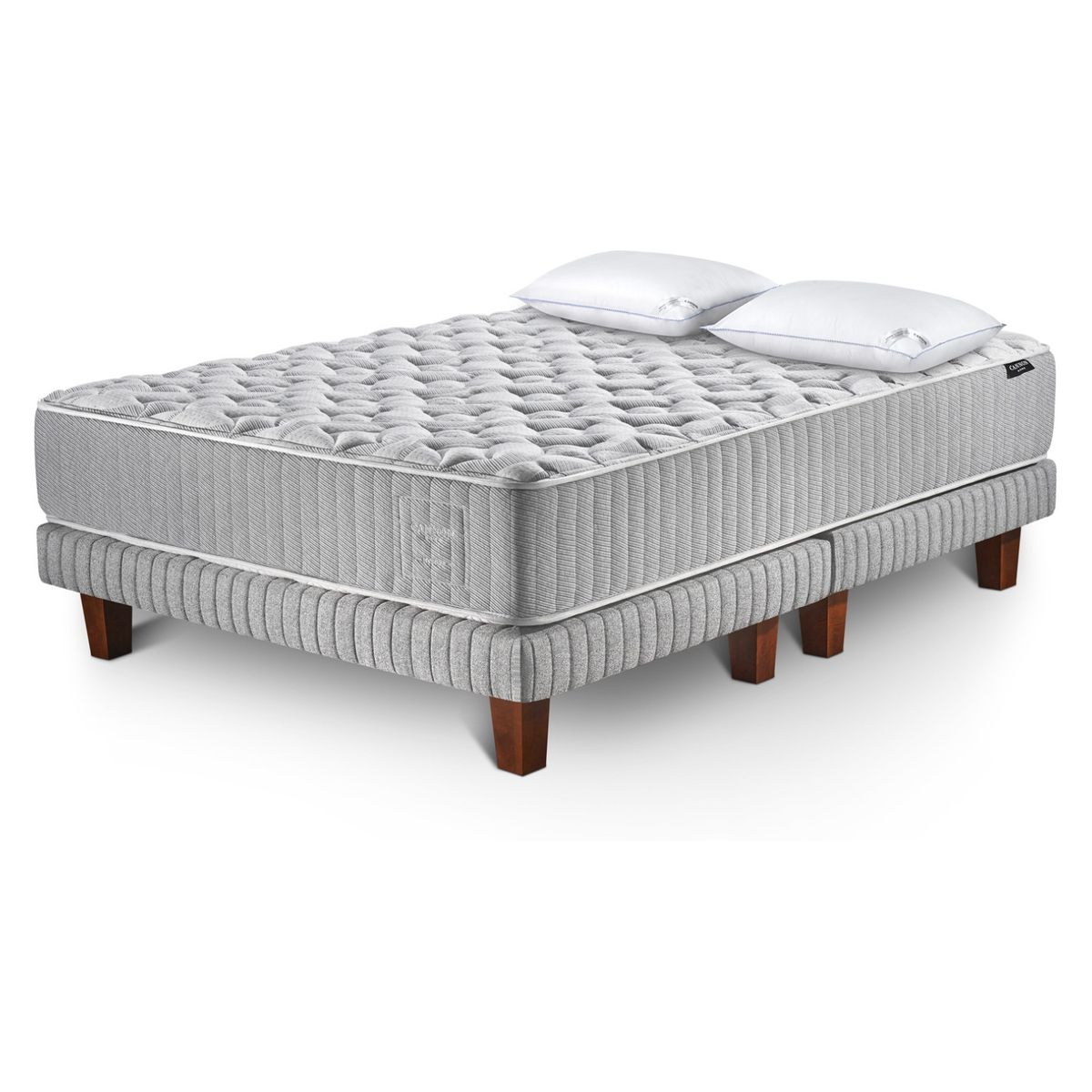 CANNON - Cama Hybrid 2 Plazas Wool +Almohadas 300 Hilos 50X70 Cm Cannon