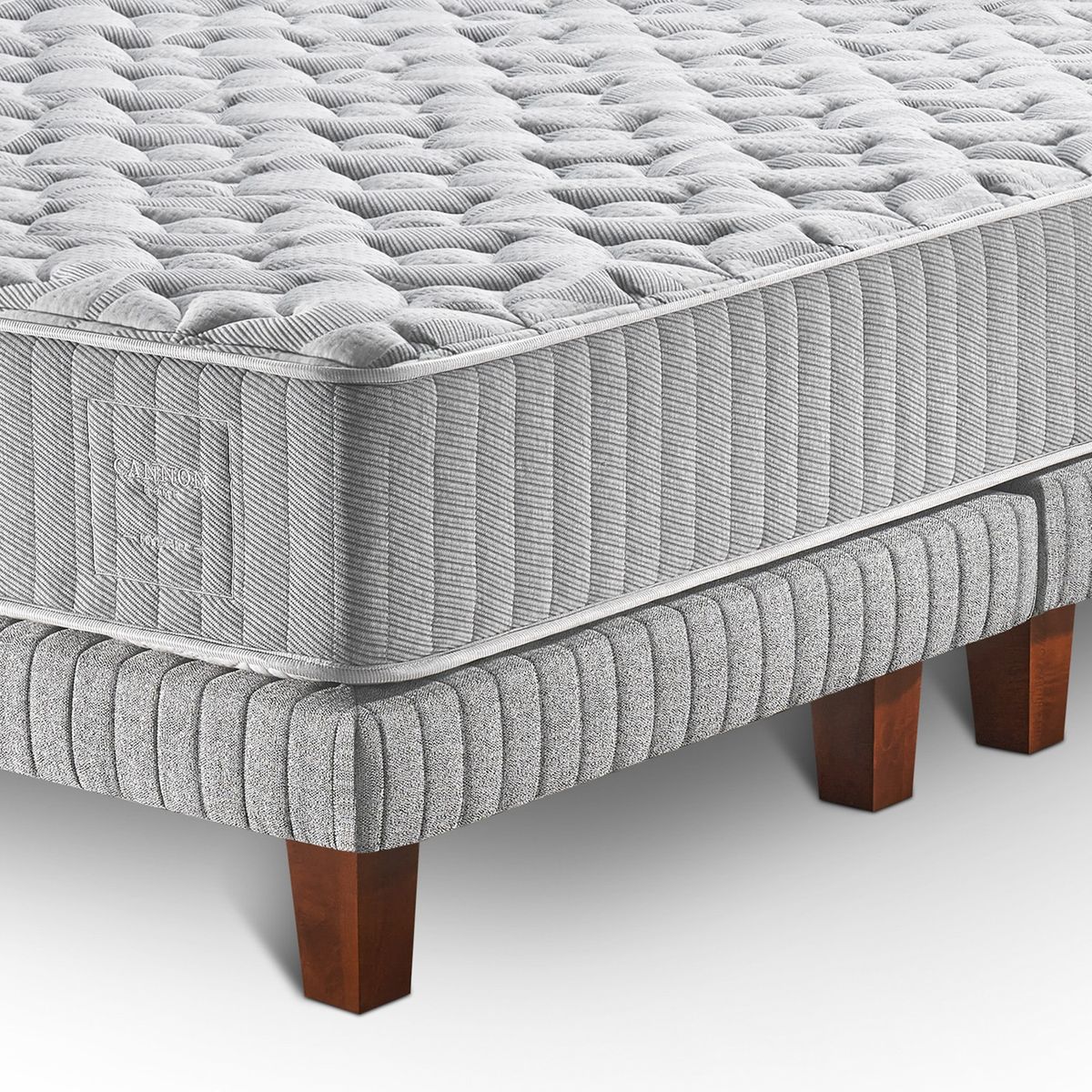 CANNON - Cama Hybrid 2 Plazas Wool +Almohadas 300 Hilos 50X70 Cm Cannon