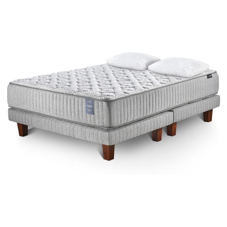 Cama Hybrid King Visco + Al 300H 50X90 Cm