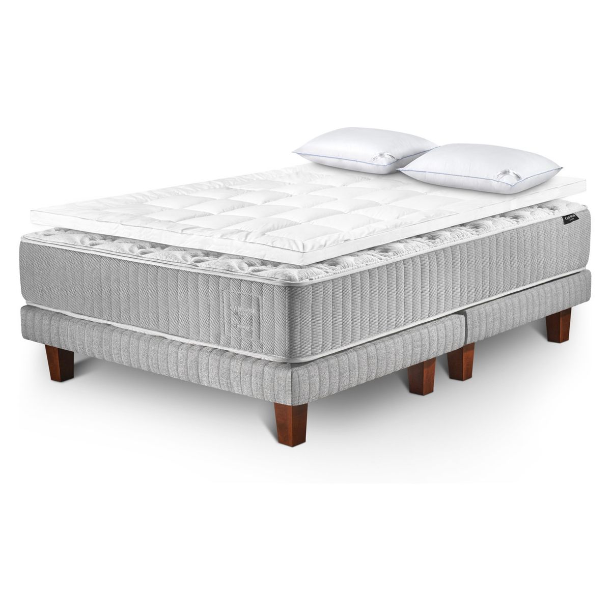 CANNON - Cama Hybrid Súper King Cottcannon +Topper+Al