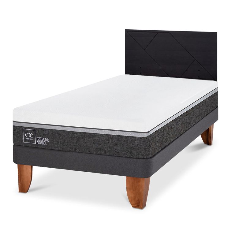 CIC Camas Europeas Ortope Ad 1.5 Plazas + Respaldo