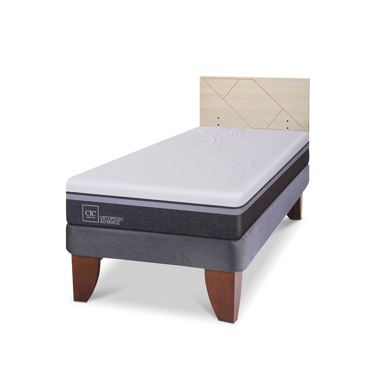 CIC Camas Europeas Ortope Ad 1.5 Plazas + Respaldo