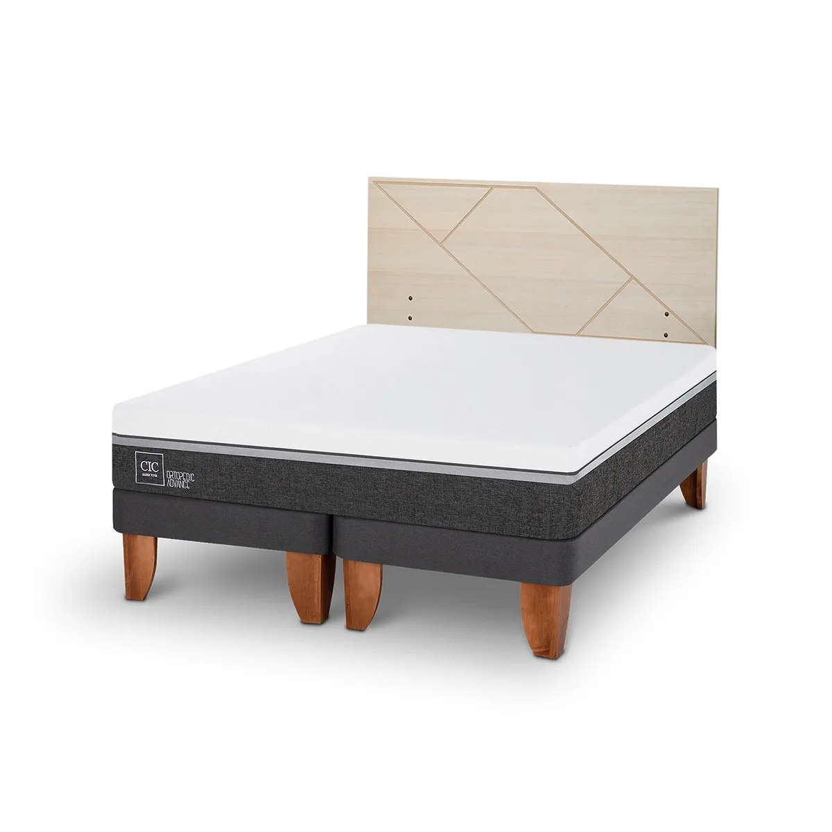 CIC - Camas Europeas Ortope Ad King + Respaldo Cic