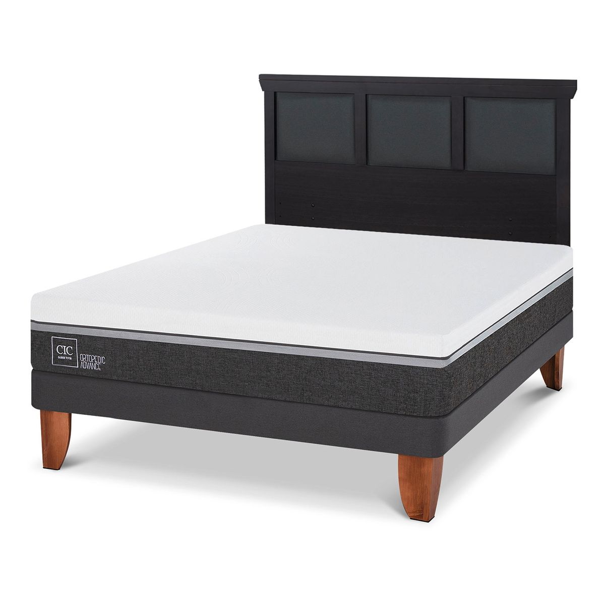 CIC - Cama Europea Ortope Ad 2 Plazas + Respaldo Cic