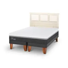 CIC - Cama Europea Ortope Ad 2 Plazas + Respaldo