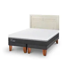 CIC - Cama Europea Ortope Ad 2 Plazas + Respaldo