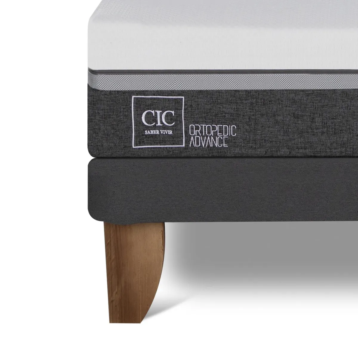 CIC - Cama Europea Ortope Ad 2 Plazas + Respaldo Cic