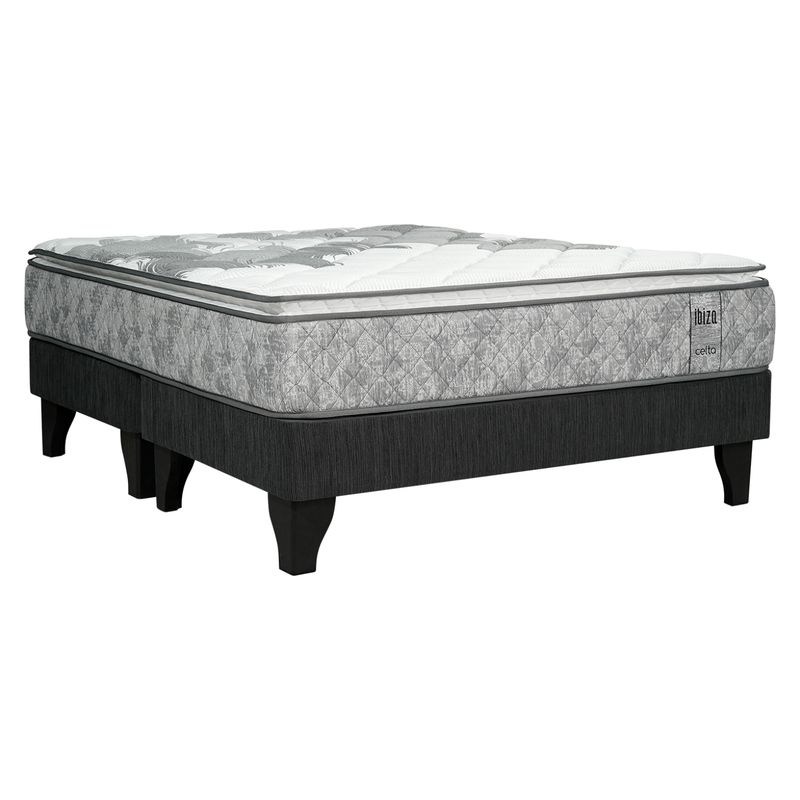 CELTA - Cama Europea Ibiza King X 2.00Mt Base Dividida Celta
