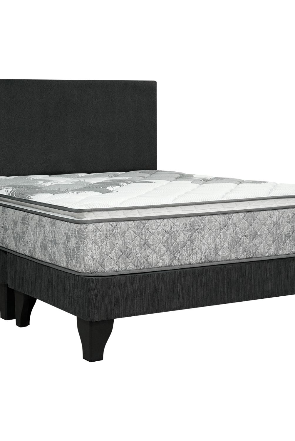 CELTA - Cama Europea King Ibiza Celta + Respaldo Negro