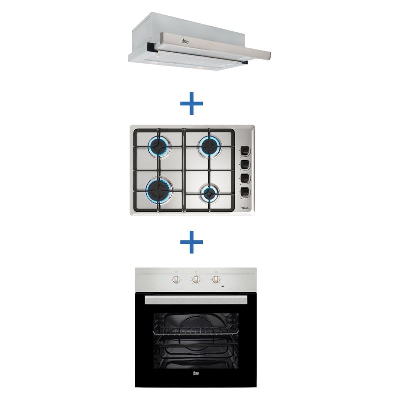 TEKA - Combo Horno Electrico + Encimera + Campana Teka