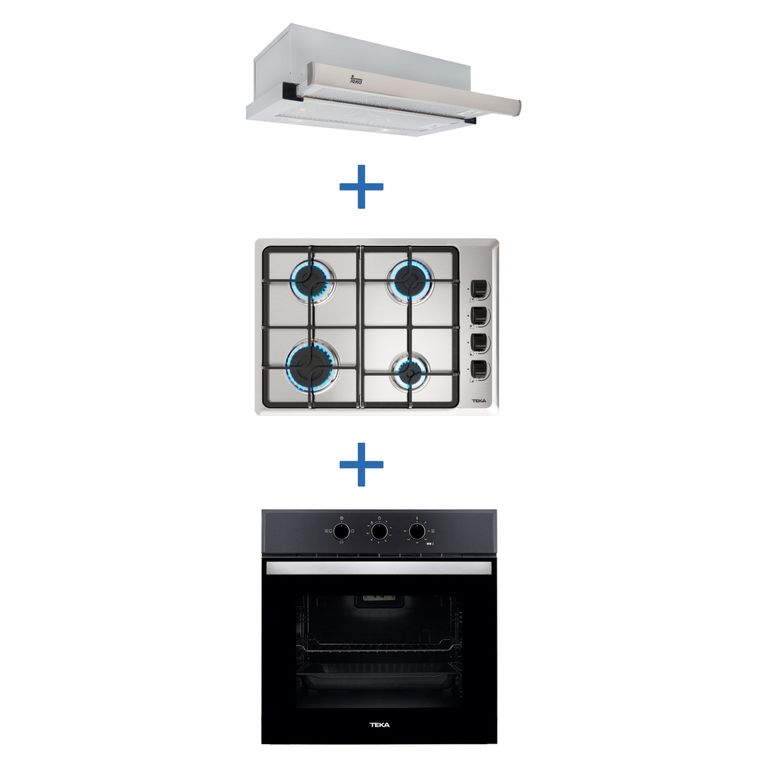 Combo Horno Electrico + Encimera + Campana