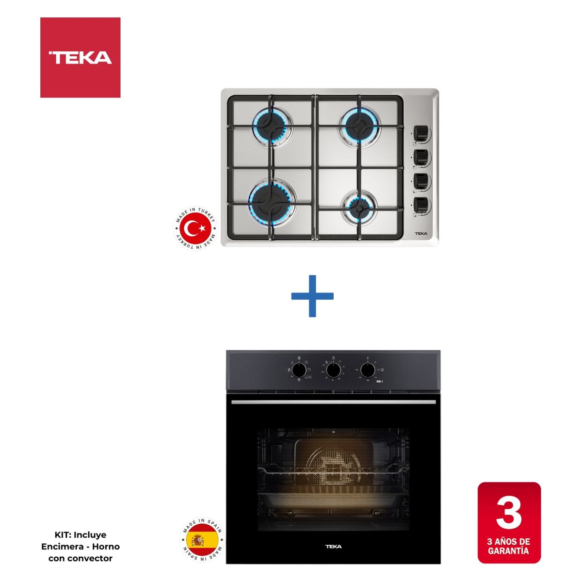 TEKA - Combo Horno Electrico + Encimera Teka