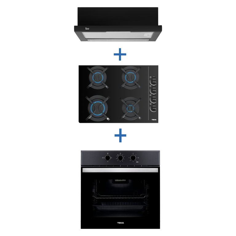 Combo Horno Electrico + Encimera + Campana