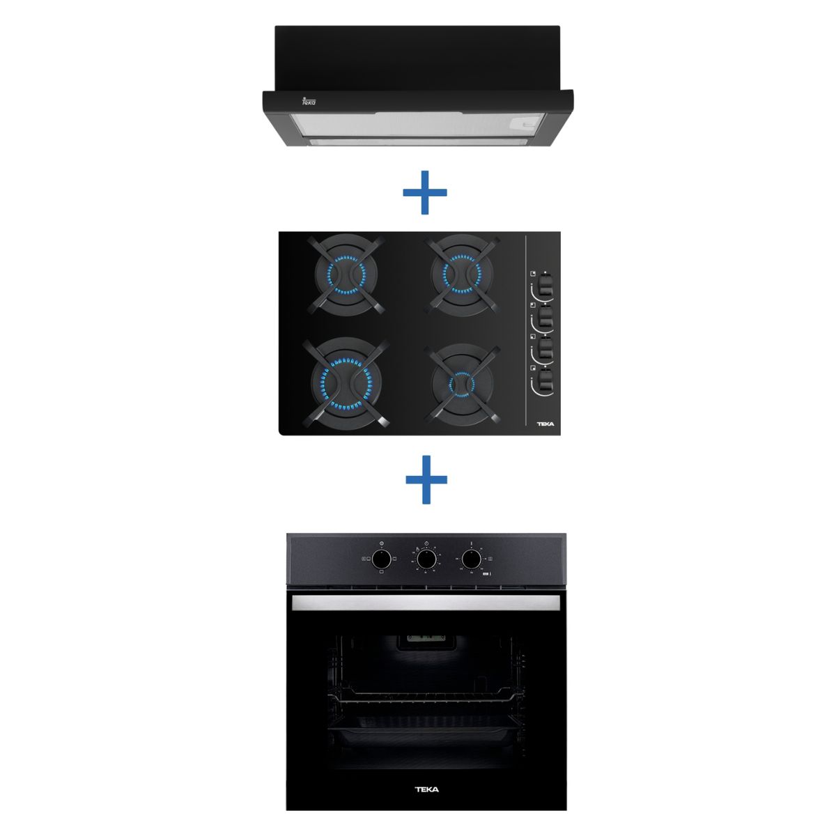 TEKA - Combo Horno Electrico + Encimera + Campana Teka