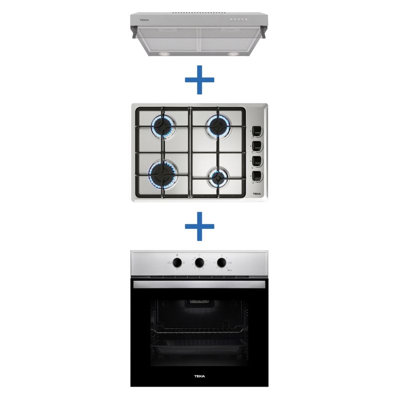 TEKA - Combo Horno Electrico + Encimera + Campana Teka