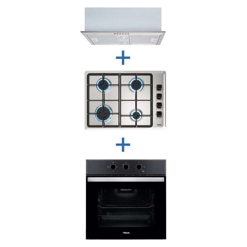 TEKA - Combo Horno Electrico + Encimera + Campana Teka