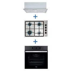 TEKA - Combo Horno Electrico + Encimera + Campana