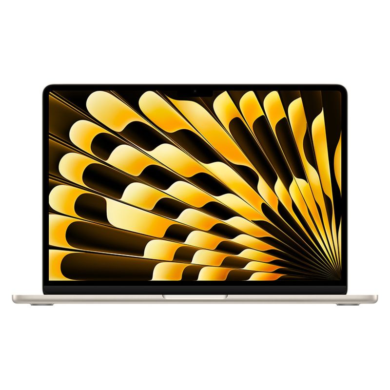 APPLE - Apple MacBook Air 13,6" M3 (8GB RAM, 256GB SSD, 8n CPU, 8n GPU) Blanco estelar